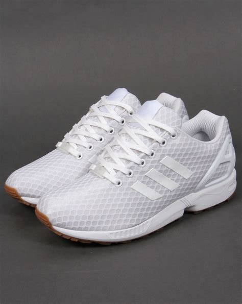 Adidas zx flux white women's